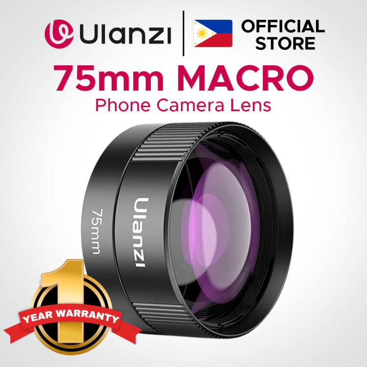 Ulanzi CL-003 75mm Macro Lens with 17mm Phone Camera Lens Clip with Cold  Shoe Mount for iPhone Samsung Android Smartphone Lazada PH