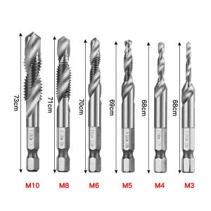 Bộ 6 mũi khoan Taro tạo ren M3-M10 Siêu bền