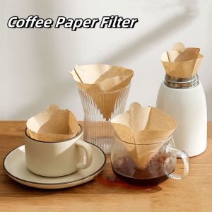 100PCS Coffee Paper Filter 101 Hand Brewed Coffee Pot Filter Paper American Coffee Machine Filter Cup Coffee paper