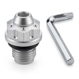 Motorcycle Gear Oil Cap CNC Aluminum Alloy for Yamaha Nmax Aerox v1 v2 v3 Click Honda XMAX300 Modification Accessories Free Tools Arumi Gear Screw