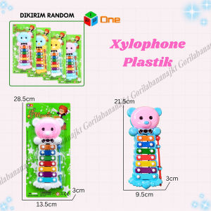 XYLOPHONE mainan musik pukul dari plastik Kolintang Anak