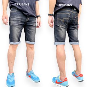 TPPJEANS L517 Shorts Denim กางเกงยีนส์ขาสั้นชายสีไบโอฟอกสนิม ทรงสลิม ยีนส์ยืด ใส่สบาย เป้าซิป ป้ายหนังแท้ Size 28-36 รับชำระปลายทาง