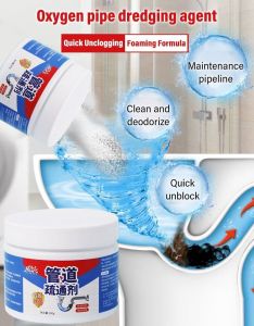 Complete Pipeline Dredge Agent Sink Pipe Clog Remover Powerful Home Clean Plumbing Agent Toilet Jam Pipeline Dredge Powder