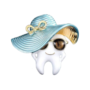 Trendy Teeth Brooch Creative Oil Drip Design Fashionable Alloy Accessory For Casual Outfits And Gift Giving
