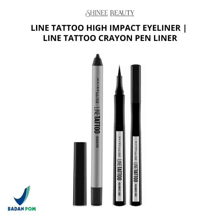 Maybelline Line Tattoo High Impact Eyeliner | Line Tattoo Crayon Pen Liner