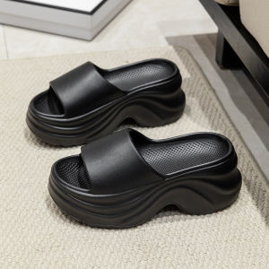 [Free Shipping] 2026 New WomenS Summer Thick-Soled Height-Increasing Sandals For Outdoor And Home Use Beach High-Heel Slippers