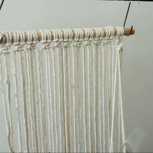 Chic Hat treo tường Giá Lưu Trữ Móc Áo Bằng Gỗ Giá trưng bày Cho Mũ Boho treo tường giá treo mũ dệt bằng tay Macrame