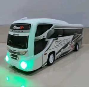 MAINAN BUS BASURI OM TELOLET ADA MUSIK DAN LAMPU - MOBIL BIS MAINAN ANAK