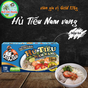 [COMBO 5 HỘP 126GR] VIÊN GIA VỊ HỦ TIẾU GOLD ÔNG CHÀ VÀ