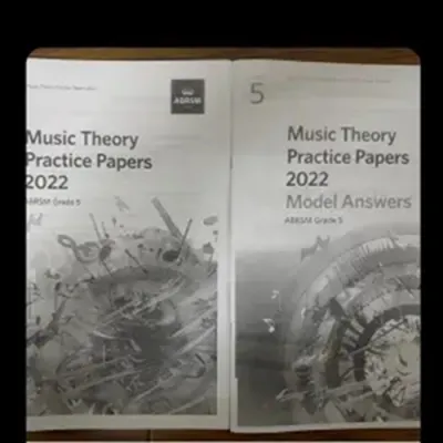 ABRSM Discovering Music Theory Practice Book +Answer Book 1-5/6-8/2022 MUSIC THEORY PRACTICE PAPERS +ANSWWER