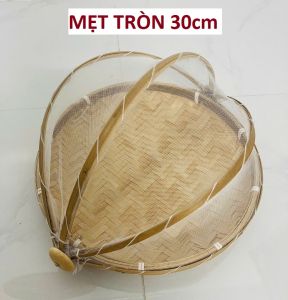 Mẹt tre căng màn lồng bàn gấp gọn sử dụng an toàn thực phẩm decore trang trí phòng ăn nhà bếp