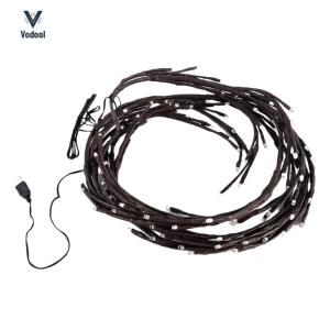 LED Vine Tree Branch Lights 8 Modes Wall Decoration Vine Lights Rattan Tree Decorative Light for Wedding Party Christmas Decor [Vodool Shophouse]
