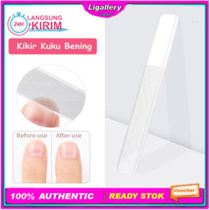 [Ready Stok] Kikir Kuku Mengkilap Bening Kikir Kuku Manicure pengkilap kaca asahan kuku nail file buffer shiner nano file