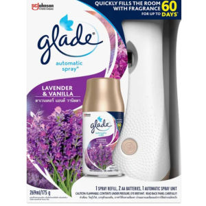 Glade Automatic Spray  Machine | Spray Refill  Compatible Options  [1Spray Refill225ml+2 AA BATTERY+1 Automatic Spray]