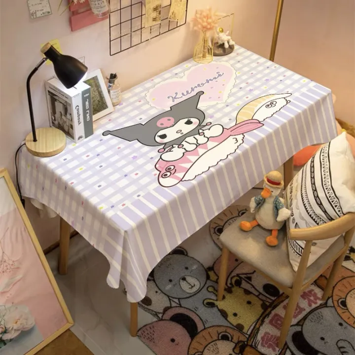 Ins%20style%20cute%20Kuromi%20tablecloth%20cartoon%20girl%20heart-shaped%20dormitory%20bedroom%20study%20desk%20mat%20changing%20table%20dust%20cloth%20-%20Image%207