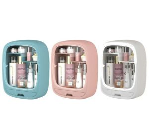 ( BISA COD ) PROMO Rak Kosmetik Gantung / Rak Make Up Oval / Rak Kosmetik Dinding / Rak Serbaguna Penyimpanan / Rak Organizer Gantung / Rak Gantung Kamar Mandi / Rak Skincare / Rak Tempel Kosmetik / Rak Kosmetik Modern
