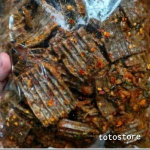 SEBLAK KERUPUK JENGKOL DAUN JERUK ISI 500GRAM