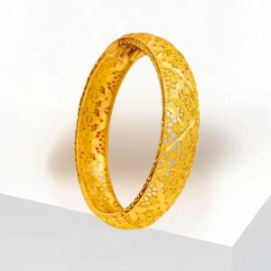 shiqinbaihuo Phụ Nữ Quyến Rũ Vòng Đeo Tay Bangle Hollow-out Hoa Bangle Đối Trung Đông Việt Nam Wedding Bridal Trang Sức Quà Tặng