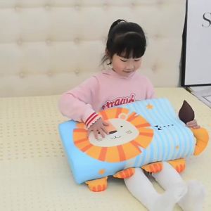 Kids Pillow Toddler Memory Foam Bed Pillows Soft Breathable Slow Rebound Baby Cartoon Neck Nursing Pillow with Washable Cover2026