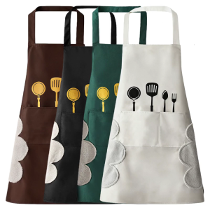 Stain Resistant PVC Kitchen Apron Waterproof Design Quick to Clean Solution For Home Or Restaurant