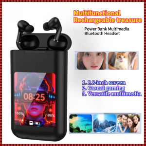 A98 BOX HD Touch Screen 8000mah Charging Treasure Headset Noise Cancelling Wireless Earbuds