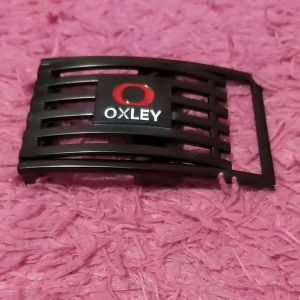 KEPALA GESPER KANVAS PRIA WANITA 4CM SILET PAGAR BUCKLE IKAT PINGGANG KANVAS BELT SABUK JEPIT OXLEY HITAM