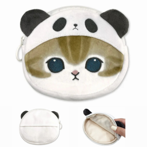 😺 ต้องตามไปตำ กระเป๋า Mofusand สำหรับใส่เหรียญ ใส่ของจุกจิก งานญี่ปุ่น ขนาดประมาณ 15.5×14.5×1 cm