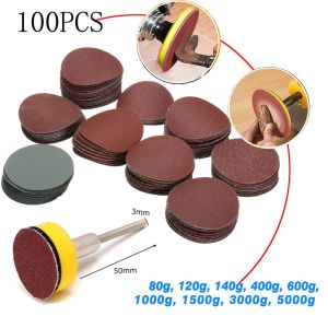 PAKET MATA BOR POLES AMPLAS SET POLISHING FIBER WHEEL SANDING DISC 100PCS