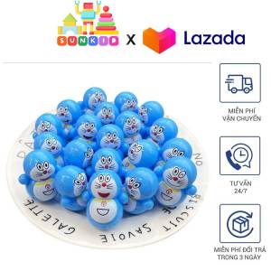 Đồ chơi lật đật mini hình Doraemon đáng yêu đồ chơi trang trí dễ thương cho mọi người
