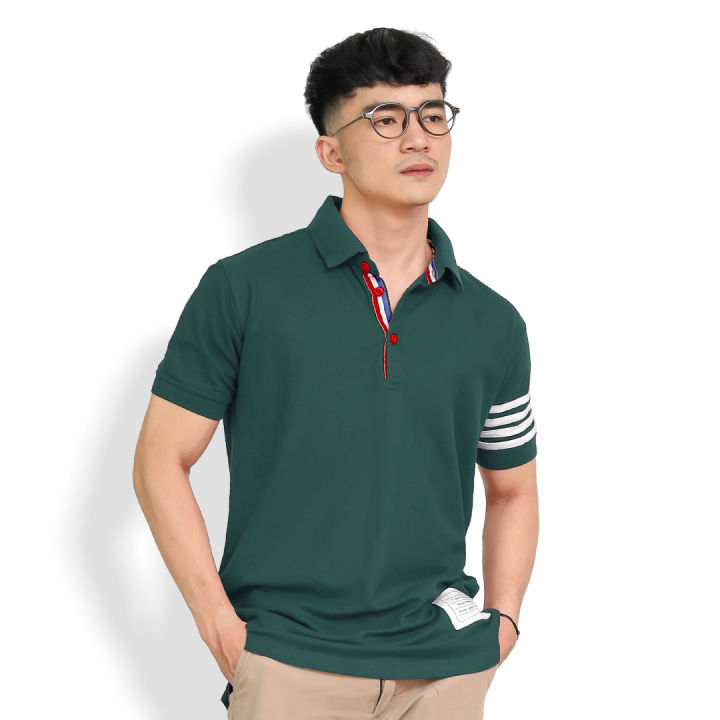 TUUMAX EMERALD GREEN POLO SHIRT KAOS POLO PRIA LENGAN PENDEK