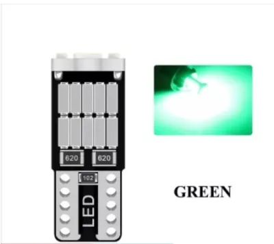 หลอดไฟ T10 LED Canbus W5W 168 6000K สีขาว 1 ชิ้น สําหรับติดป้ายทะเบียนรถยนต์