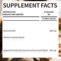 KAPENSTEND Kapsul berberine, mengandung berberine hydrochloride dan benfotiamine, mendukung gula darah dan bermanfaat untuk diabetes. 
