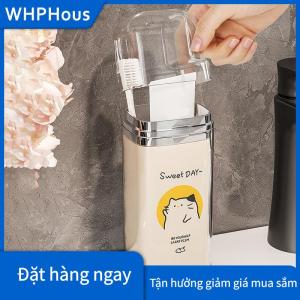 WHPHous Phim Hoạt Hình Dễ Thương Bàn Chải Đánh Răng Cốc Du Lịch Bàn Chải Đánh Răng Chủ Đơn Giản Xách Tay Nước súc miệng Cup Cho Chuyến Đi Kinh Doanh Nhà Cắm Trại