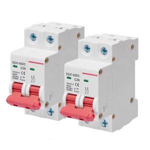 2 Position 20A Direct Current 1000V Electrical Device DIN Rail Mount Safety Feature Strong Construction for Household