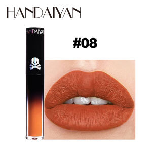 4/1pcs Halloween Goth Lipstick Set Long Lasting Smudgeproof Dark Matte Lip Gloss Velvet Lipsticks Black Liquid Lipstick for Halloween