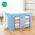 Smartchoice STORAGE BOX 66 Liters Double Zipper / Frame Baja Large Box 66L Kotak Penyimpanan Baju Serbaguna Kotak Multifungsi Intihome. 