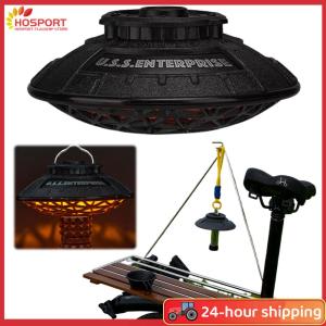 【HOSPORT】UFO Lampshade Creative Hanging Lantern Case Camping Light Cover Retro Atmosphere Lampshade for GZ Camping Light