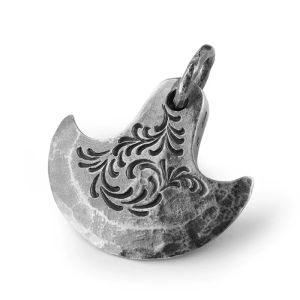 Pendant Original Genuine 925 Sterling Silver Luxury Jewelry Handmade Carved Axe 2026 Trend Necklaces And Pendants Men Women P39