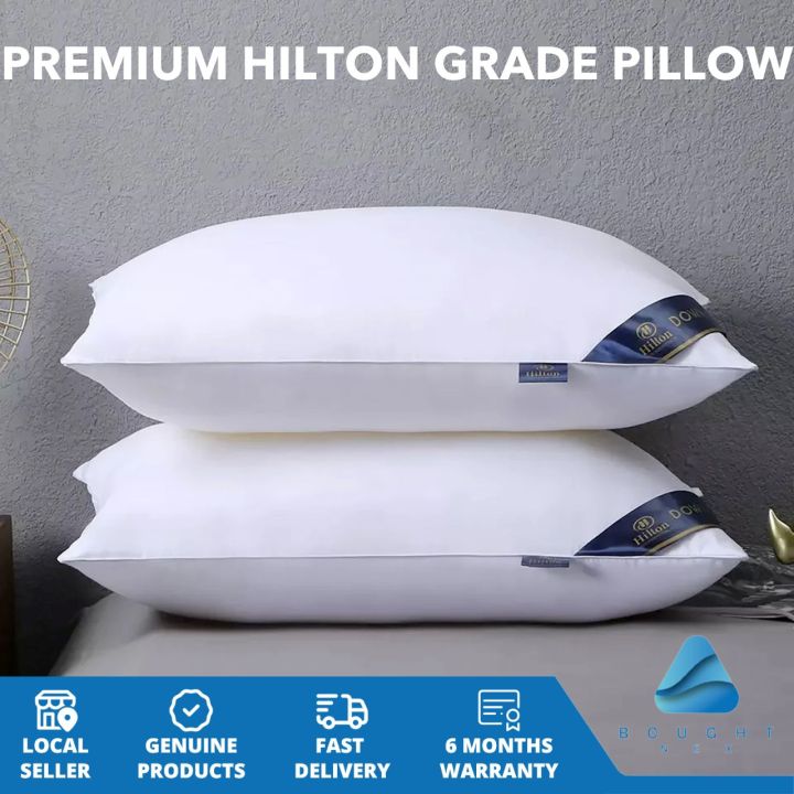 1kg Hilton Five Star Hotel Grade Pillow 11 Color Options Luxurious