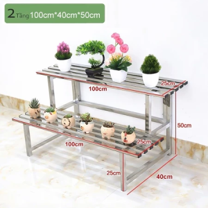 Giá đỡ hoa nhiều tầng dạng bậc thang giá trưng bày cây cảnh giá đỡ cây cảnh bằng sắt