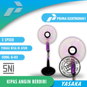 Kipas Angin Berdiri / Stand Fan Murah / Standfan Yasaka 16 Inch - 1603 BAHAN PREMIUM PE 1