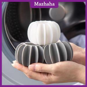 Mazhaha 5PCS Reusable Silicone Laundry Ball Clothes Hair Cleaning Tools Pet Hair Remover Washing Machine Cat Hair Catcher Laundry Ball