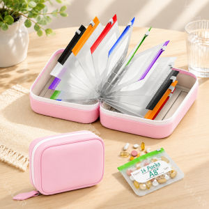 14PCS Weekly Pill Organizer Waterproof Medicine Pouches Reusable Color Coded Zipper Travel Set