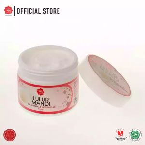 Viva Lulur Mandi Brightening & Moisturizing (Body Scrub) Yogurt with Licorice Extract Yogurt Filtrate Alpha Hydroxy Acids & Moisturizer - 225gr (WHITENING & GLOWING)
