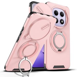 Shockproof Armor Slide Lens Protect Case For Xiaomi Redmi Note 15 Pro+ Redmy Note15 Pro 4G Plus 5G Ring Holder Cover