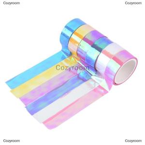 [COD] Cozyroom 5m Rhythmic Gymnastics Decoration Holographic Prismatic Glitter Tape Hoops Stick