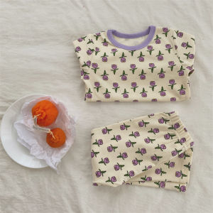 Đồ bộ bé gái dài tay thu đông mẫu mới cho bé từ 9-23kg - Lagim House