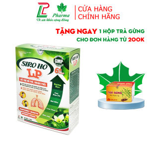Siro ho LP - Giúp giảm ho Bổ phế tiêu đờm hiệu quả - Thành phần 100% thảo dược dùng an toàn cho trẻ từ 6 tháng tuổi - Hộp 20 gói chuẩn GMP Bộ Y tế