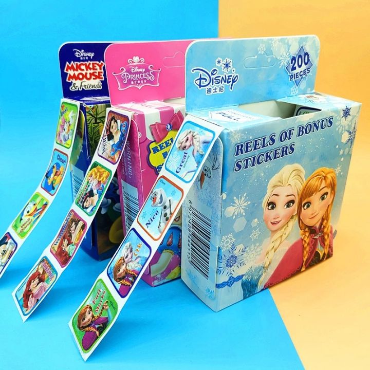 Frozen Sticker Notebook 200 Sheets/Box Cartoon Pull Out Stickers Princess Frozen Notebook ...