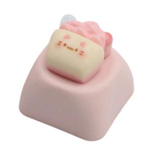 Resin ESC Keycap Featuring 3D Cartoon Pig Shape For Mechanical Keyboards Comfortable Typing